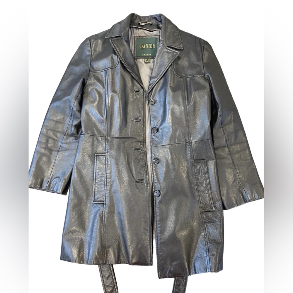 Danier Dark Leather Outerwear